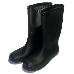 Amoji Kids Waterproof Rain Boots Black | EU 25 (US 8-8.5) Like New